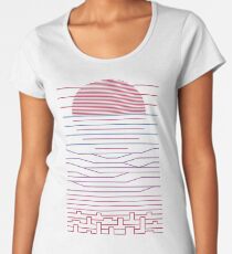 Leave The City For The Sea Premium Scoop T-Shirt