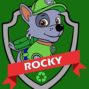 Rocky Paw Patrol Sticker for Sale by Stylish-Geek