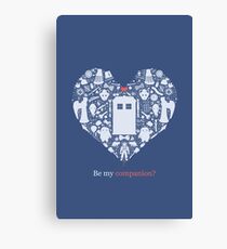 Be my companion? Canvas Print