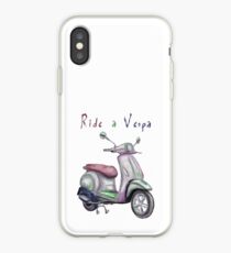 Ride a Vespa iPhone Case