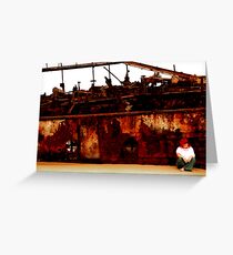I still live by the wreck of us Greeting Card