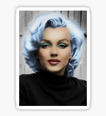 Idol Marylin Monroe (painting and contouring) Sticker