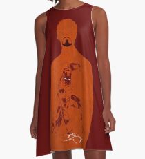 Iron Comic A-Line Dress