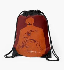 Iron Comic Drawstring Bag