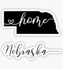 NEBRASKA, home Sticker