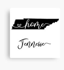 TENNESSE, home Canvas Print