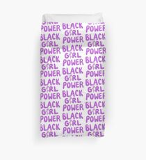 black girl power Duvet Cover