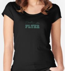 Pretty Little Flyer - Cheer Flyer Cheerleader Design Women's Fitted Scoop T-Shirt