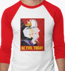 Be Evil Today Men's Baseball ¾ T-Shirt