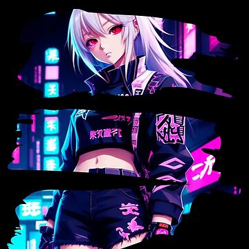 anime arth , anime , cyberpunk , anime girl , futurist Poster for Sale by  AnimeArth