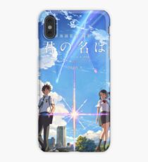 kimi no na wa // your name poster with text BEST RES iPhone XS Max Case