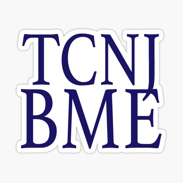 TCNJ BME #4 Sticker