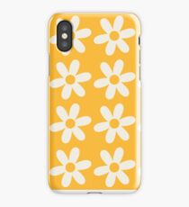 Two-Tone Daisy Pattern iPhone Case