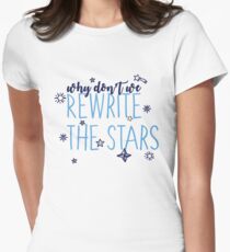 Rewrite the Stars-Greatest Showman Women's Fitted T-Shirt