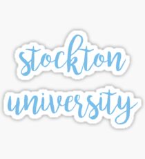 stockton university Sticker