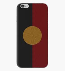 Aboriginal-Flag in concentric circles iPhone Case