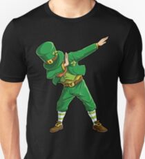 Dabbing Leprechaun T-shirt Funny Dab St Patricks Day Gifts Unisex T-Shirt