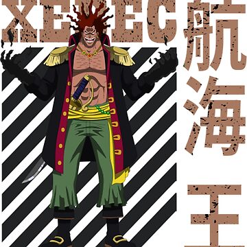 Rocks D. Xebec  Anime, Cool drawings, One piece ace