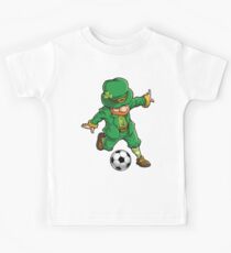 Leprechaun Soccer T Shirt St Patricks Day Sports Funny Gift Kids Tee