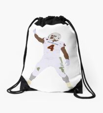 Demario Richard sticker Drawstring Bag