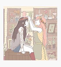 Bubbline Florist/Tattoo Artist AU Photographic Print