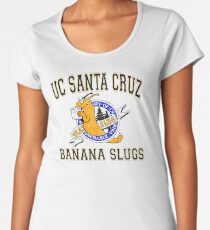Camiseta premium de cuello ancho UC SANTA CRUZ BANANA SLUGS de Pulp Fiction
