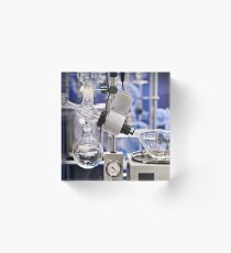 Laboratory rotary evaporator with flask Acrylic Block