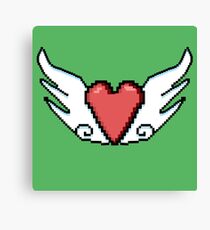 WINGED HEART Canvas Print