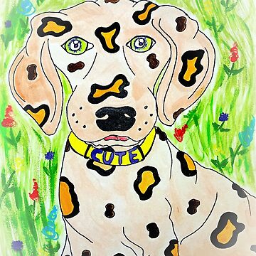 Aperçu de l'œuvre Popdog Art Terrier Bresilien : illustration fashion ! de doudouedition