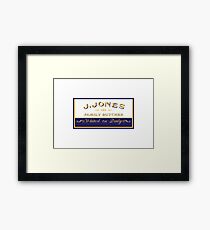 Corporal Jones's butchers van - Dad's Army Framed Print