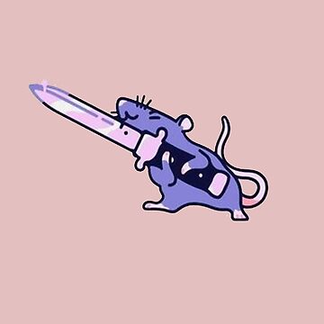 Fancy Knife Sticker by ratbb