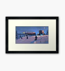 Missing Person Framed Print