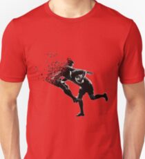 Rugby Football Awesome Unique Shattered Design Unisex T-Shirt