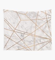 Goldener Poly-Marmor Wandbehang