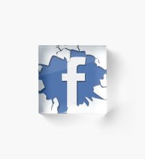 facebook Acrylic Block