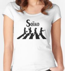 The Squad PUBG (Playerunknown's battlegrounds) Women's Fitted Scoop T-Shirt