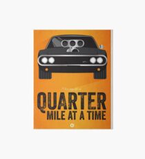 Cinema Obscura Series - The Fast & the Furious - Quarter Mile Art Board
