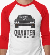 Cinema Obscura Series - The Fast & the Furious - Quarter Mile Men's Baseball ¾ T-Shirt