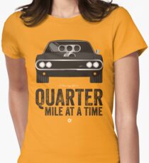 Cinema Obscura Series - The Fast & the Furious - Quarter Mile Women's Fitted T-Shirt