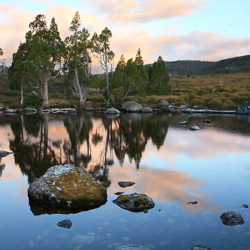 Artwork thumbnail, Tarn Reflections, Cradle Mountain National Park, Australia by Chockstone