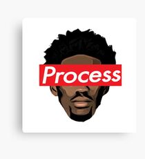Joel Embiid 76ers Sixers Proces Canvas Print