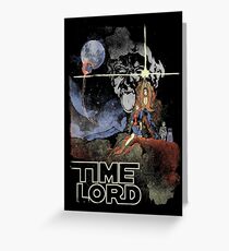 Time Lord Greeting Card