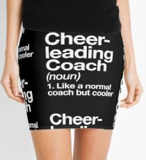 Cheerleading Coach Funny Definition Trainer Gift Design Mini Skirt