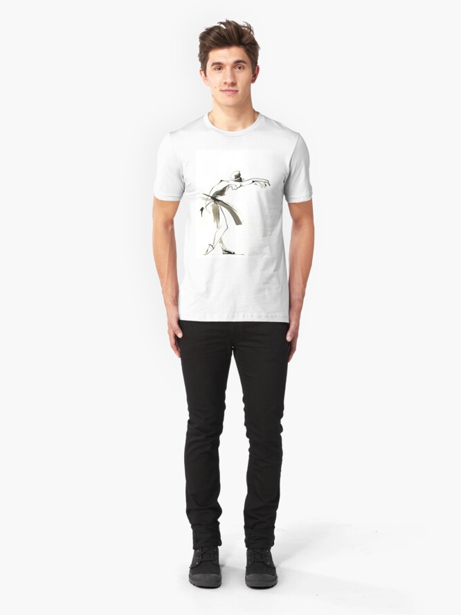 Alternate view of Dance Drawing Slim Fit T-Shirt