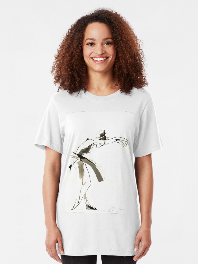 Alternate view of Dance Drawing Slim Fit T-Shirt