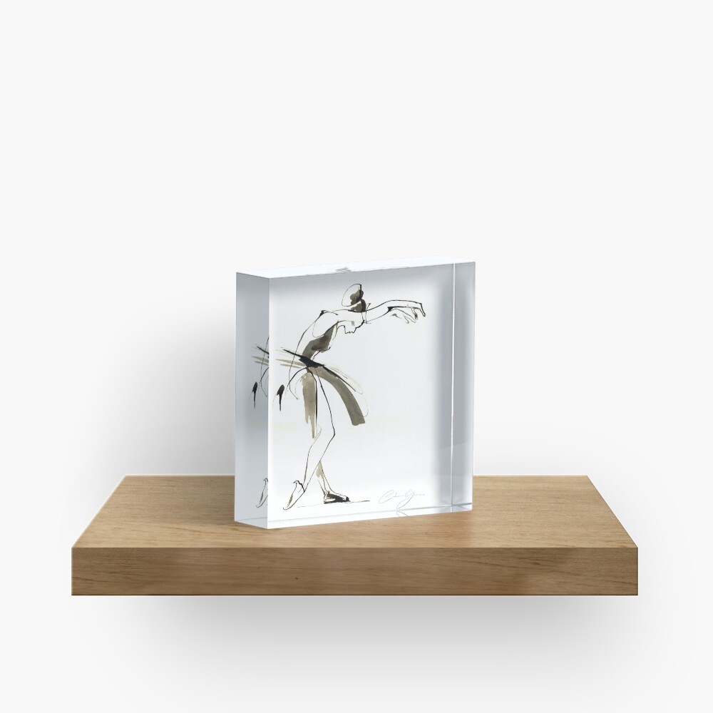 Dance Drawing Acrylic Block