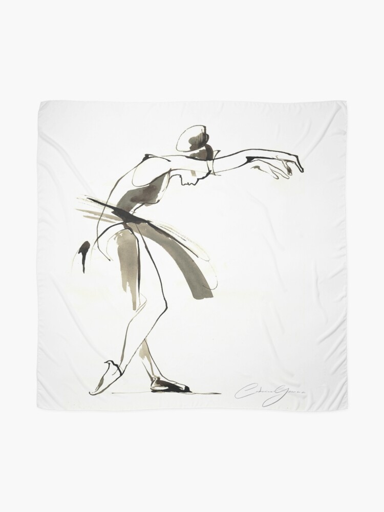 Alternate view of Dance Drawing Scarf