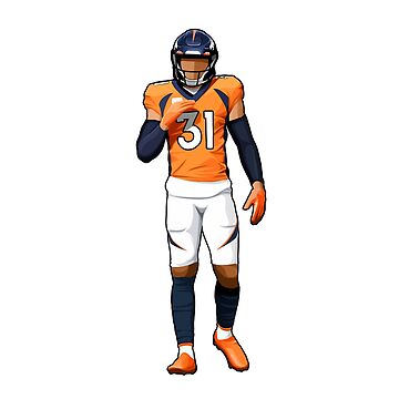 Nike Men's Denver Broncos Justin Simmons #31 Orange Game Jersey