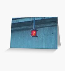 The Red Light Greeting Card
