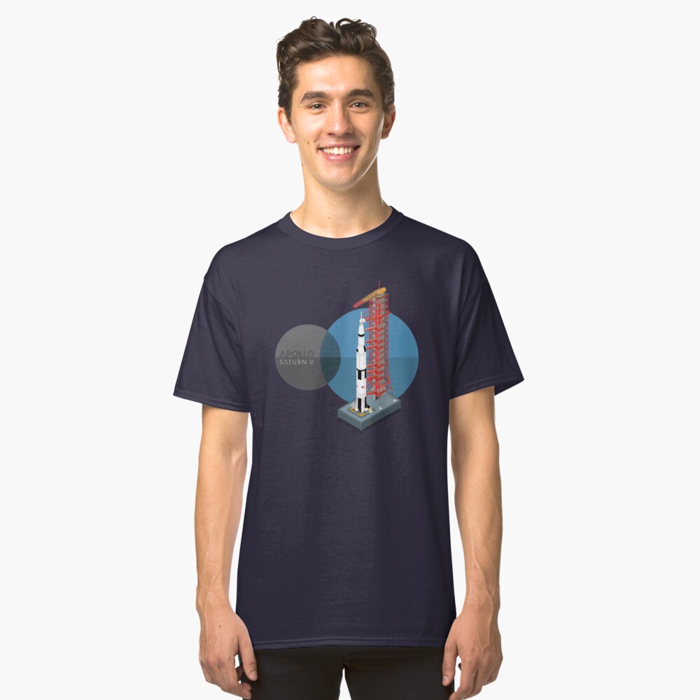 saturn v rocket t shirt